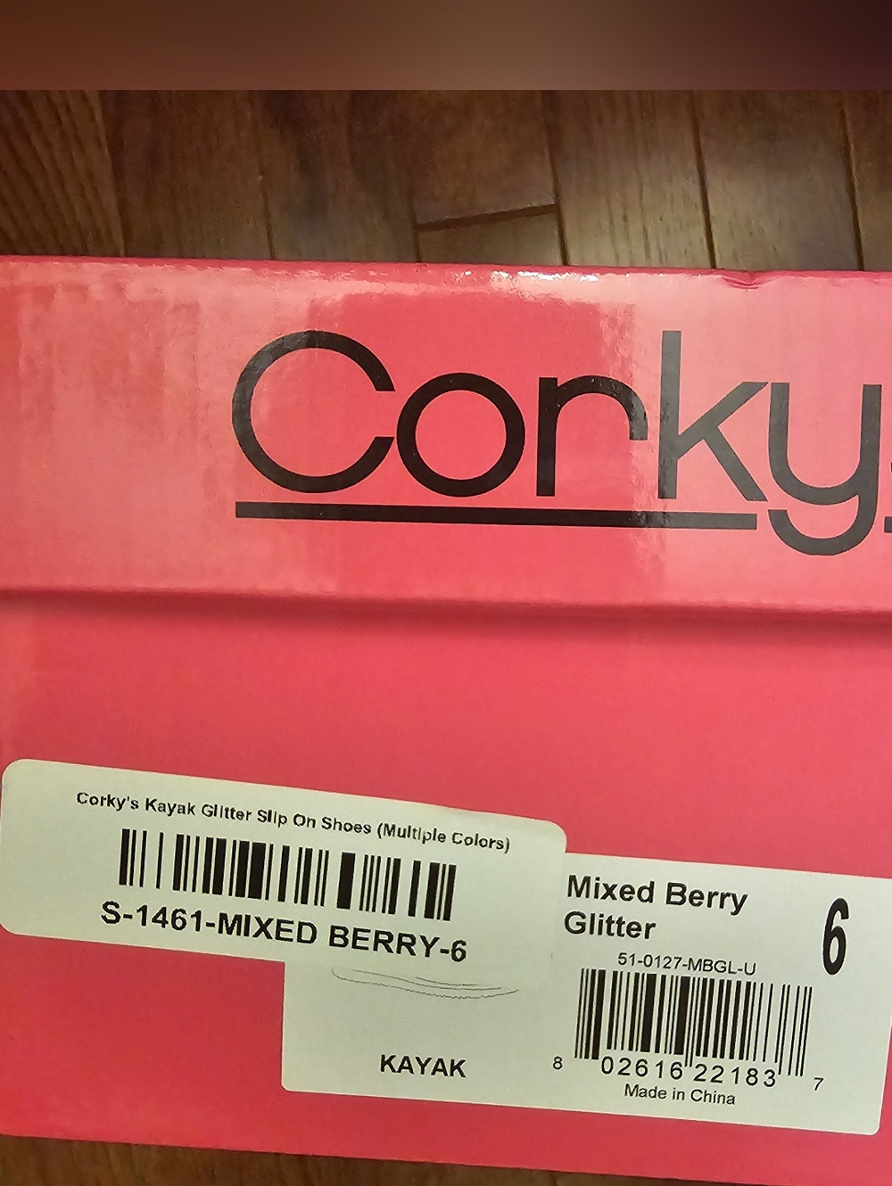 Corky's "Kayak" Glitter Boat Shoes - Picture 5 of 5